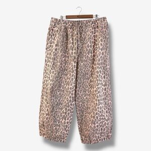 Damson Madder Rafe Leopard Pants Size 18 (14) Wide Leg Drawstring Jogger Casual